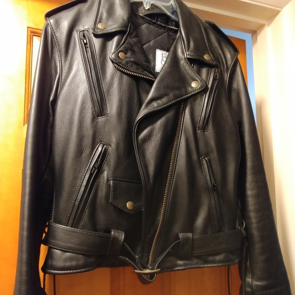 Fox Creek Leather Motorcycle Jacket
